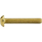 10-32 Brass Round Head Machine Screws Bolts Slotted Drive All Lengths Available