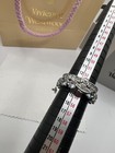 Vivienne Westwood Two Layer Becky Ring With Gift Box - Silver