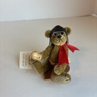 Little Gem Teddy Bears Toy Miniature Aviator Pilot Bear By Deborah Canham