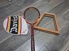 Vintage Davis Wooden Tennis Racket Professional Model     Classic Wood Frame