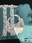 Baby Burp Cloth And Bib Set