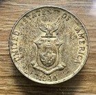 1944-d Philippine 10 Centavos - Actual Silver Coin Shown - Free Shipping Inv 203