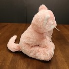 Ty Beanie Buddy Carnation The Cat Blue Eyes   Pink Ribbon 10  Plush Kitten 2004
