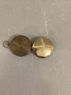 Vintage Style Brass Pocket Compass Nautical Navigation Compass With Hinged Lid 