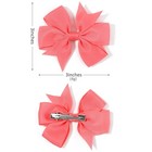 40 Pcs 3 Grosgrain Ribbon Baby Girls Hair Bows Alligator Clips Hair Accessories