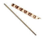 Coin Burned Rattan Martial Arts Practice Karate Bo Staff Stick