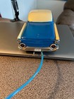 Vintage Cragstan Tin Battery Ford Fairlane 500 Toy Car Japan Works