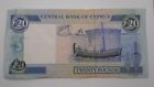 2004 - Central Bank Of Cyprus -   20  twenty  Lira  pounds Banknote No  Af 195837