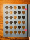 60 Coin Partial Set 1909 - 1940 Lincoln Wheat Cent In A  New Whitman Folder  37n