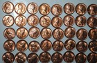 1954 P Lincoln Wheat Penny Cent - Bu Roll Rl100