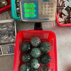 26 46lb Wholesale Natural Green Fluorite Sphere Quartz Crystal Reiki Healing