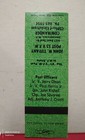 Vintage John W  Tiffany Post 53 V f w  Jamestown New York Ny Matchbook Cover