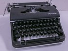 Needs Service - 1960 - Olympia Sm4 Black Portable Script Cursive Typewriter