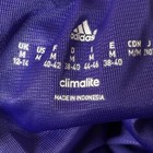 Adidas M Purple Neon Yellow 3 Stripe Mesh Athletic Basketball Shorts Drawstring