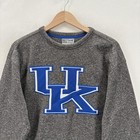 Kentucky Wildcats Sweatshirt Mens Medium Ncaa Basketball Section 101 Majestic