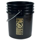 6-pack Black Food Grade 5-gallon Buckets   Gamma Seal   Lids  Bpa-free  Airtight