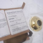 Newport Brass 1 2  Shower Arm Flange Uncoated Polished Brass 207 03n