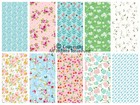 Craftido -25 Options- 100  Cotton Quilting Fabric Bundles 10pcs Fat Sweet