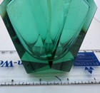 Vintage Echt Kristall Art Deco Perfume Bottle Vanity Set Emerald Green
