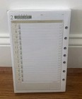 2025 Daily Planner Refill At-a-glance Size 4 Traditional White Tabs 481-125