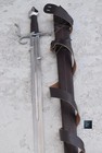 Doge Sword Hand Forged Full Tang Tempered Full Size  Sword Custom Order Scabbard