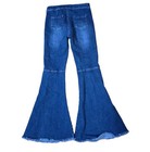 Anna-kaci Bell Bottoms Women s Large Classic Flared High Waisted Jeans Trendy 