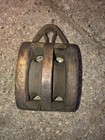 Vintage  Wooden Double Pulley - Primitive Decor