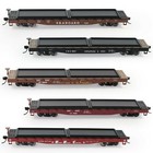 Evemodel Trains 1 Unit Ho Gauge 52  Flat Car 1 87 52ft Container Carriage