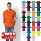 Port   Company Pc55 Men s Cotton poly Core Blend 50 50 T-shirt S-6xl Plain Tee