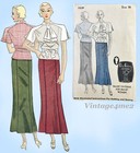 Du Barry 765  1930s Stylish Misses Skirt   Blouse Sz 34 B Vintage Sewing Pattern