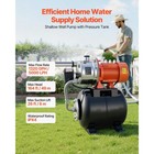 1 6 Hp Shallow Well Pump Pressure Tank 120v 1320 Gph Home Garden Lawn Stainless