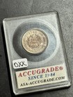 1804 Draped Bust Half Cent Crosslet 4 Stems Au   Type Coin Acg Accugrade Holder