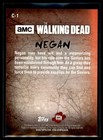 2017 Topps Walking Dead Season 7 Character Card  c-1 Negan