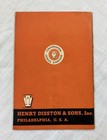 1942 Vintage Disston Saw  Tool And File Manual Booklet  h  Disston   Sons  Inc  