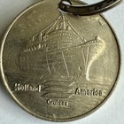 Vintage 1980   s Holland America Cruise Line Ship Casino Token Key Chain  37 2 Mm