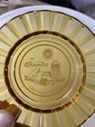 Vintage Casino Ashtray - The Sands - Las Vegas Nevada - Excellent Amber Glass