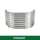 Steel Straight Area Window Well Galvanized Steel Durable Coated 37x12x24 Inch