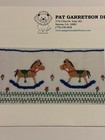 Smocking Plate  140 Rocking Horses For Westen By Pat Garretson - New