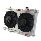 Spawon Radiator   Fan Shroud For Honda Crv Lx Ex 2 0l L4 1997-2001 2 Row 2051 At