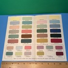 1954 Paint Chip Sample Brochure Super Kem-tone Sherwin Williams Vintage