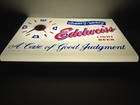 Vintage Edelweiss Brewing Co Chicago Cheery-beery Beer Lighted Clock Sign - Read