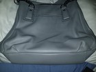 Simply Vera Vera Wang Gray Quilted Shoulder Bag Zip magnetic Lined Pockets