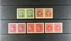 Canada Scott   263-267 Coil Pairs Vf Og Nh Stamps Cat  49
