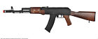 Wellfire Airsoft Polymer Ak47 Aeg Electric Rifle D47 Velocity 280 Fps Black wood