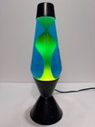 2000 Lava Lite Model 1424 Midnight Aristocrat Series Lava Lamp - Blue   Yellow
