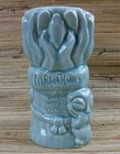 Tiki Mug Mamahunes Tiki Bar Tiki Mug Kauai Hawaii Teal Glaze Pineapple Sold Out
