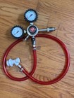 Kegco Dual Gauge 2-stage Nitrogen Regulator With Hose Preowned Fast Ship 