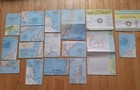 20 Vintage National Geographic Insert Maps  2-1940 s 1-1954  17 From The 60 s