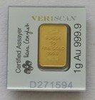 Pamp Suisse Fortuna 1 Gram Multigram  999 Gold Bar - Sealed Assay Card Item  115