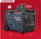 Portable Inverter Generator For Backup Home Use  Tailgating